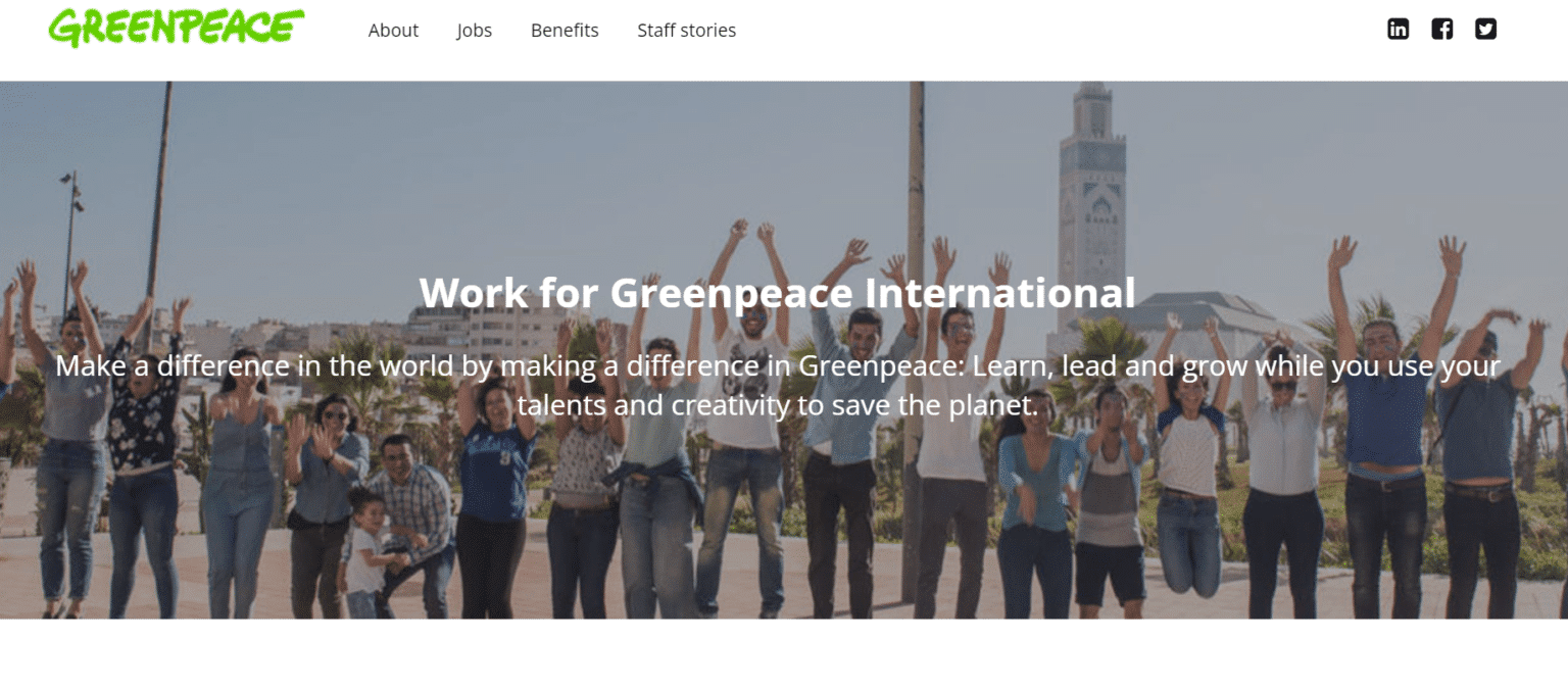 Multiple Remote Vacancies at GREENPEACE
