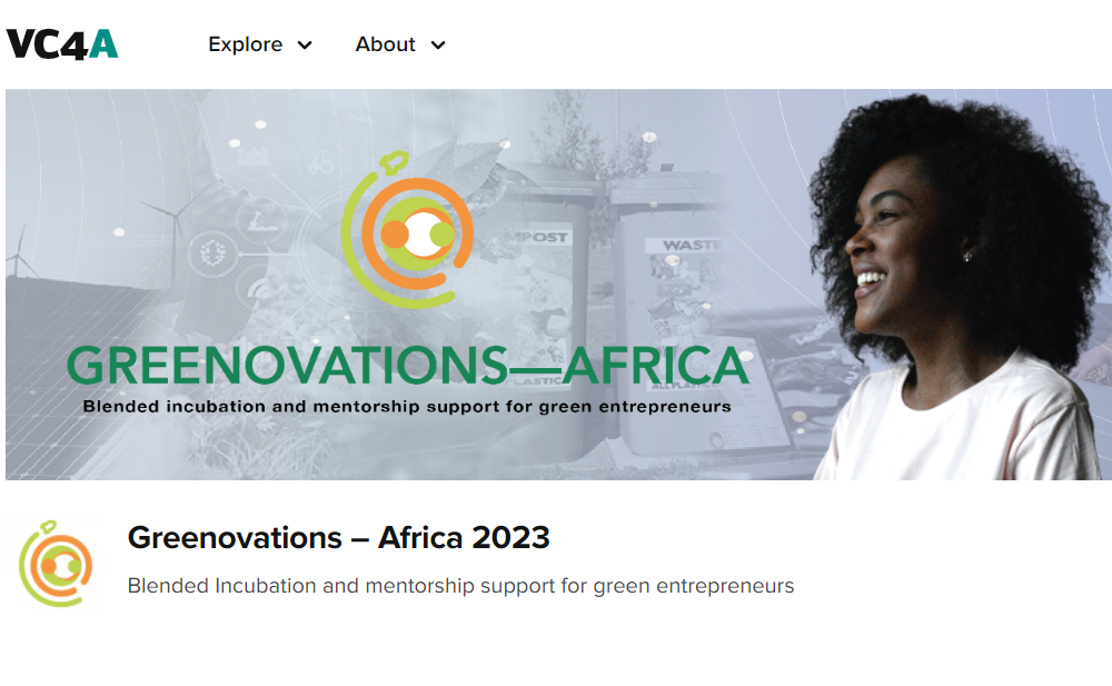 RE: Greenovations Project Africa- Call for Applications