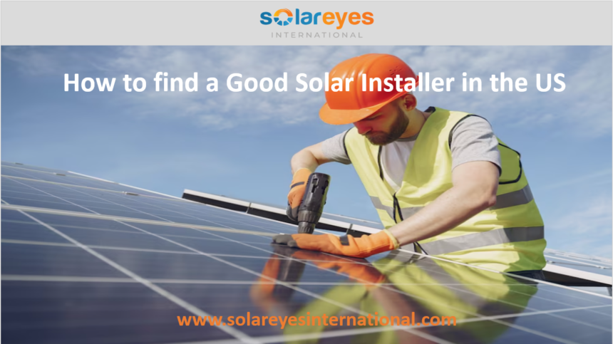 How to find a Good Solar Installer in the US