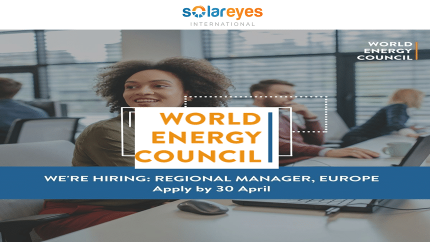 REGIONAL MANAGER World Energy Council