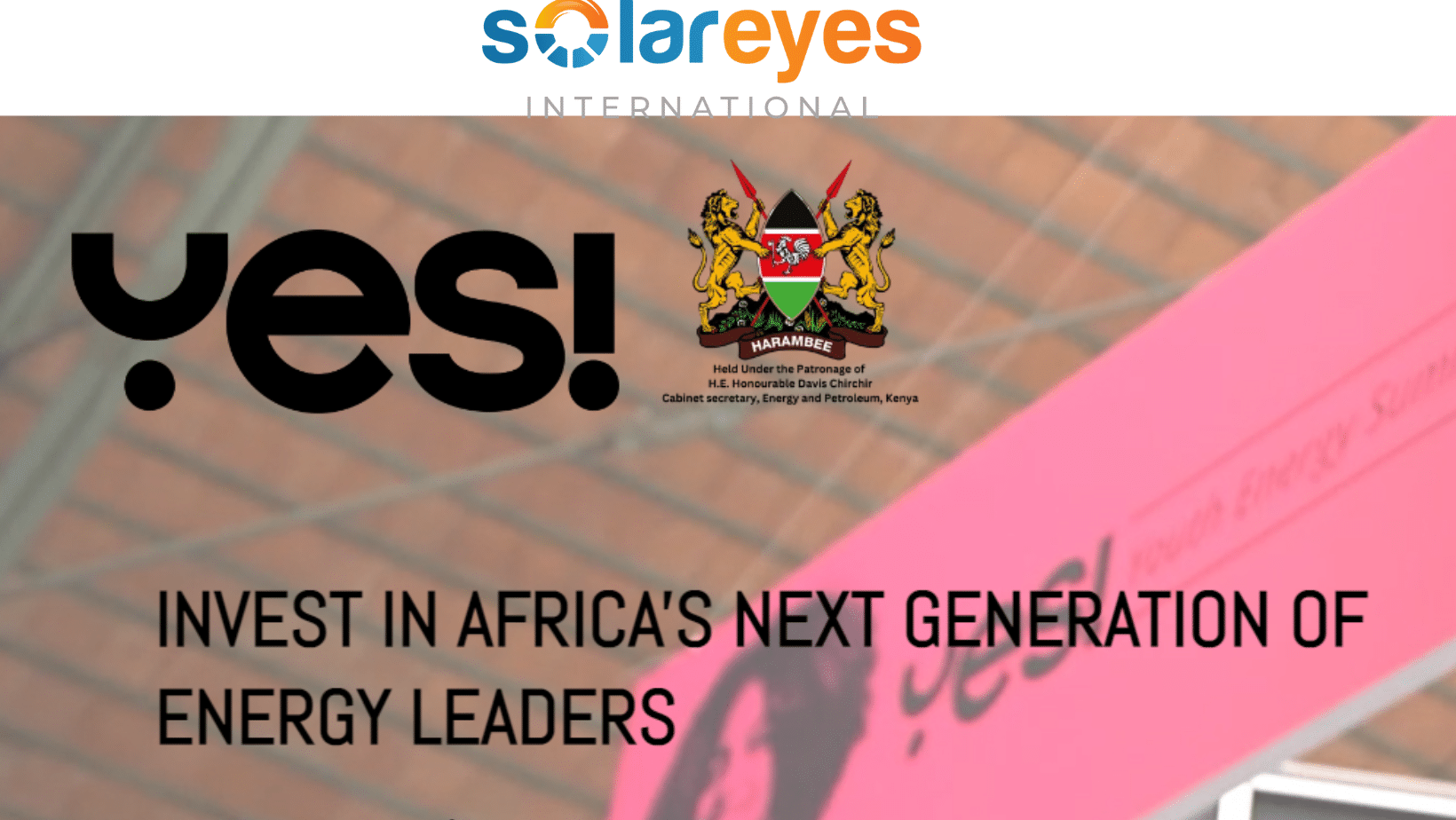 The Youth Energy Summit (YES!): EnergyNet’s YES is back this June in Nairobi, Kenya! 