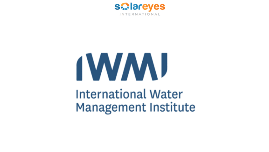 Postdoctoral Fellow - Water, Energy, Food and Ecosystems - The International Water Management Institute (IWMI)